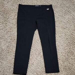 Calvin Klein Black Trousers with Gold Accent